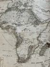 Antique Stieler s Afrika Hand-atlas Map In German 1828  40
