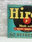 Vintage 1950s Hires Root Beer Metal Sign Embossed 12x14 Read Description