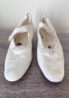 Antique Victorian Beaded Silk Mary Jane Shoes Edwardian Louis Spool Heel Pump