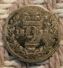 1838 Great Britain Two Pence G  925 Silver