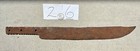 Antique Hand Made Native American Navajo Knife Iron Blade Primitive Large Blade