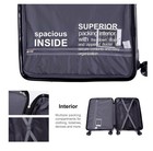 Travelhouse 3 Piece Lightweight Hard Shell Luggage Set With Tsa Lock stylish new