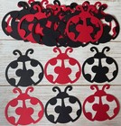 Paper Ladybug Cutouts Party Decorations Confetti Table Scatter Classroom