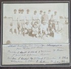   Vtg Orig Photo Shedd Town Oregon Baseball Team Photo Signed Framed