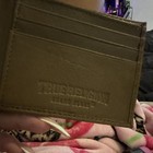 True Religion Men s Solid Brown Leather Card Holder Wallet Credit Card Holder