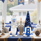 Hanukkah Gnomes Decorations For Home Indoor  Hanukkah Menorah Decor  Jewish  Cha