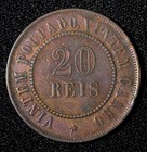 Brazil Bronze 1908 20 Reis Rio De Janeiro Mint Km  490  27 659 
