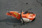 Stihl Ts-420 Cut-off Saw No Blade Non Running Low Comp