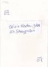 Olivia Newton-john - Card - Original Signed