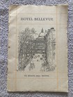 C1925 Hotel Bellevue On Beacon Hill Booklet  Boston Massachusetts 15 Pages