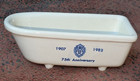 Vtg The Plaza Hotel Bathtub 75th Anniversary 1907-1982 Ceramic Soap Dish