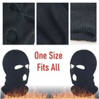 Ski Mask Winter Cap 3 Hole Full Face Mask  Balaclava Outdoor Beanie Tactical Hat