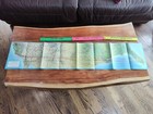 1970s  National Airlines Fold Out Route Map Eastern   Southern U s  10  X 48 