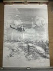 Vietnam War Photograph Poster Signed Rlr War Zone C 1968 Double Exposure Huey