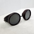 Vintage Airco Safety Welding Goggles Steampunk Biker Pilot Tinted Glasses 