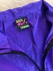 Vtg Surf Style Iridescent Purple 1 4 Zip Pullover Windbreaker W Shorts Sz 10-12