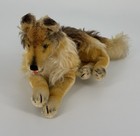Vintage Steiff Collie Dog -tag button Missing Stuffed Animal  Body 12  W tail