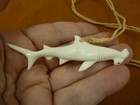  j-shark-6a  Hammerhead Pendant Jewelry Necklace Water Buffalo Material