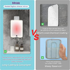 Heated Shower Mirror Fogless For Shaving With Led Light Of 8x5 5inch  Rechargeab