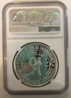 1970 Ras Al-khaimah S10r Dwight Eisenhower Silver Proof Coin Ngc Pf 68