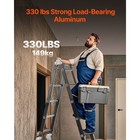 Multi-purpose Folding Ladder 7-in-1 4 Step 15 5ft With Scaffolding Plank