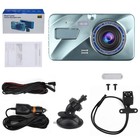 Hd 1080p Car Dual Lens Dash Cam 4  Dvr Recorder Front   Rear Camera Night Vision