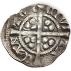 1306-7 England Edward I Silver Penny Class 10cf2 Canterbury Mint Hammered 5m