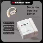 New Monster Bluetooth Wireless Earphones Noise Cancelling Bio-fiber Black White