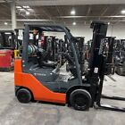 2019 Toyota 8fgcu25 5000lbs Used Forklift Triple Mast Sideshift Fork Positioner