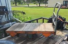 Genuine All Original Nutting Factory Furniture Railroad Cart