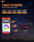 Auxbeam Rb80 Ar-800 Rgb 8 Gang Switch Panel Kit Led Touch Bluetooth App Control