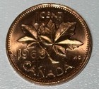 Roll Of 1963 Canada Small Cents 50 Uncirculated Red Coins Gradeable 