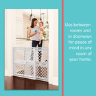 26-42 w Supergate Baby Safety Gate Walk Thru Pet Fence In outdoor Security Door