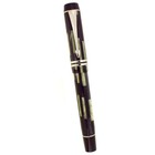 2002 Parker Duofold Special Edition Black Mosaic 18k Med Nib Fountain Pen Mint
