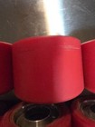 Red Hyper Wicked Lips - Vintage Rollerskate Wheels