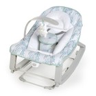 3-in-1 Vibrating Baby Bouncer Rocker Toddler Seat Infant Comfortable Chair Gray
