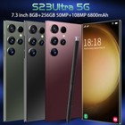 New 2024 S23 Ultra Unlocked 5g Cellphone 7 3in 8gb 256gb Dual Sim Unlocked Phone