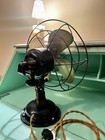 Vintage Signal Brass Blade Oscillating  Fan