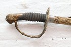 Vintage 19th C  Knights Of Pythias M1872 Sword Lilley With Scabbard - Lion Head