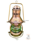 Nautical Marine Brass Boat Anchor Lantern     Antique Hanging Ship Oil Lamp