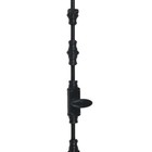 Signature Ironmongery Stepney Door Iron Cremone Bolt 9 Feet Black Powder Coated