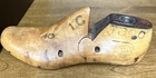 Wooden Cobbler Shoe Form Left Mold 1c 7300 Ladies 8 5    Signed Antique