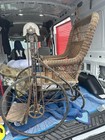 Antique Wooden Medical Wheelchair The Colson Company Elyria  Ohio
