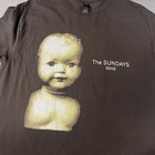 Vintage Rare The Sundays Band Blind Album T Shirt Brown Size Large 100  Cotton