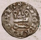 1287-1308 Athens Crusader State Denier  guy-ii  Templar Silver Coin