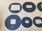 Lot Of 7 Vintage Darkroom Enlarger Mask Negative Carrier