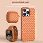 Woven Pattern Apple Watch Silicon Strap Band   Shockproof Sports Band For Iwatch