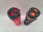 Lot Of 2 Zulu Atlas Glass Water Bottle  Silicone Sleeve Flip Top Hiking 20 Oz   
