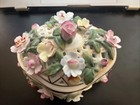 Porcelain Trinket Box Excellent Condition