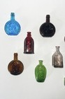 Vintage Wheaten Presidential Bottles Round Multicolored Glass Lot Of 12